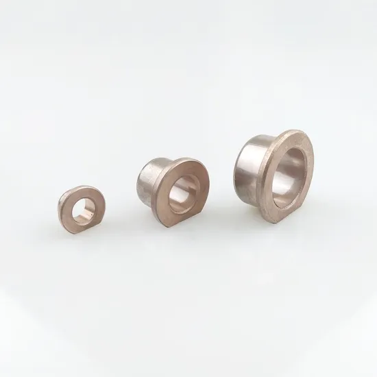 Las piezas de metal pulverizadas sinterizaron el buje de acero de la metalurgia de polvo del reborde de cobre
